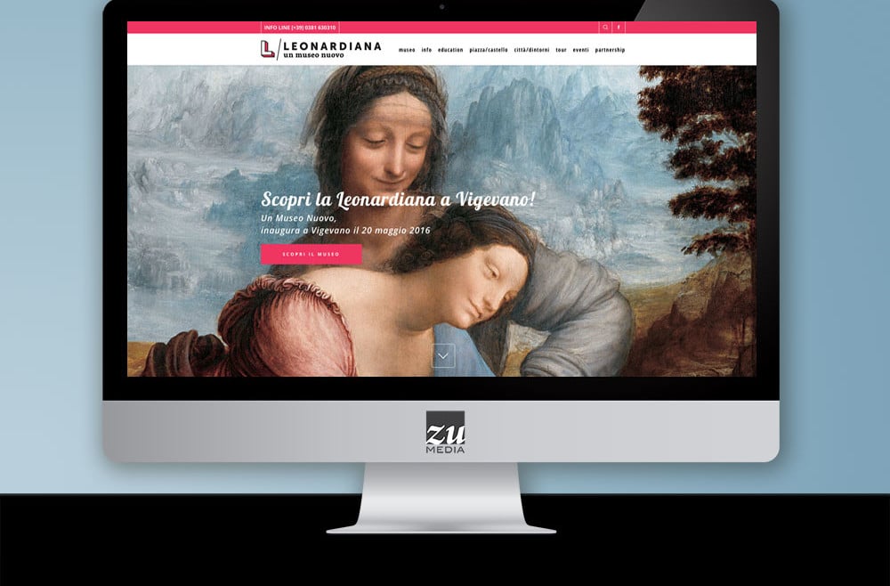 Realizzazione sito web LEONARDIANA / un museo nuovo